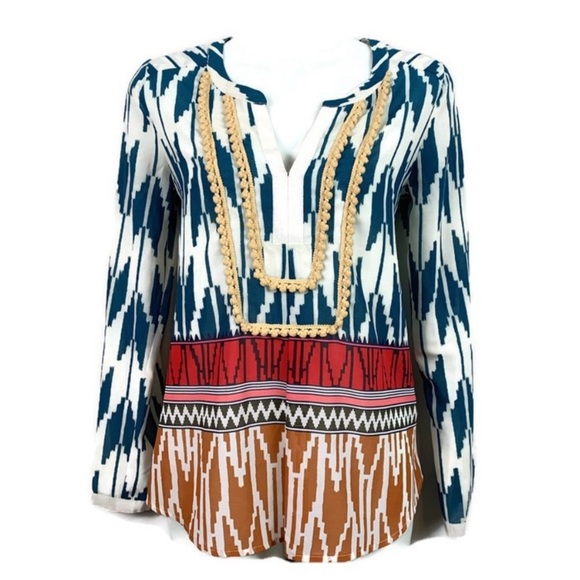 Anthropologie Tops - Maeve boho tribal Anthropologie top